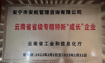 2022年云南省省級專精特新“成長企業”